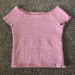 Baby pink Abercrombie shirt